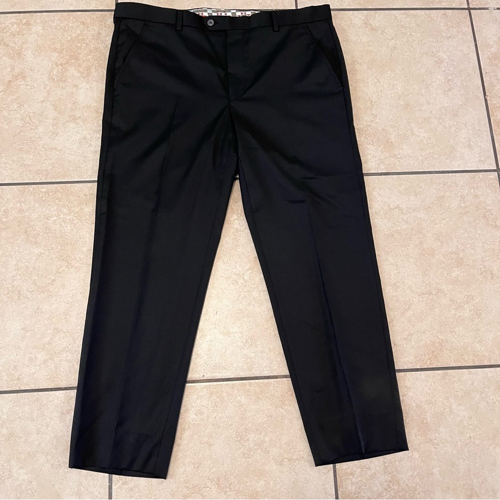Ted Baker Black Dress Pants Straight Leg Size 34x28 Workwear Office wear‎